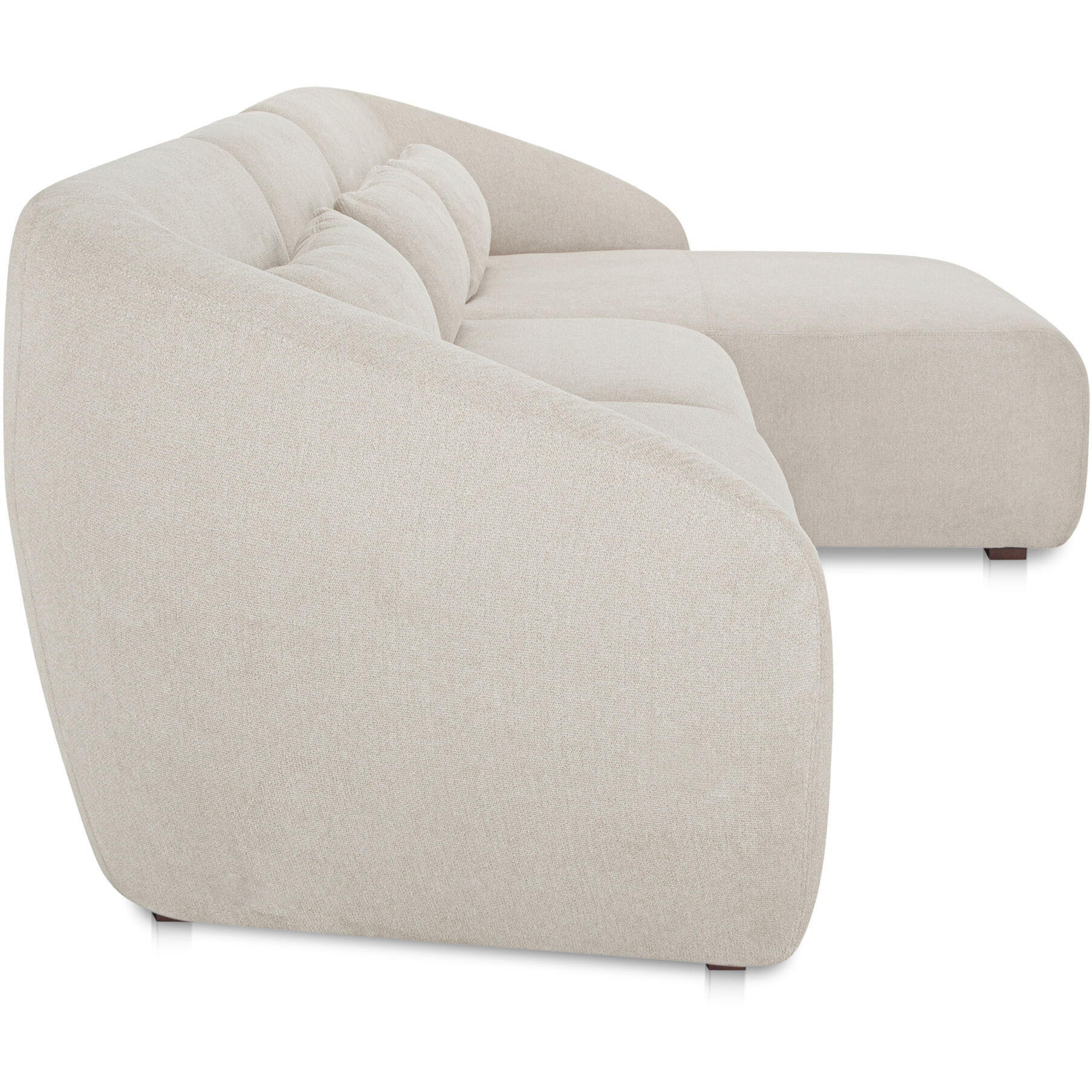 Amelia White Modular Right Sectional, Lounge